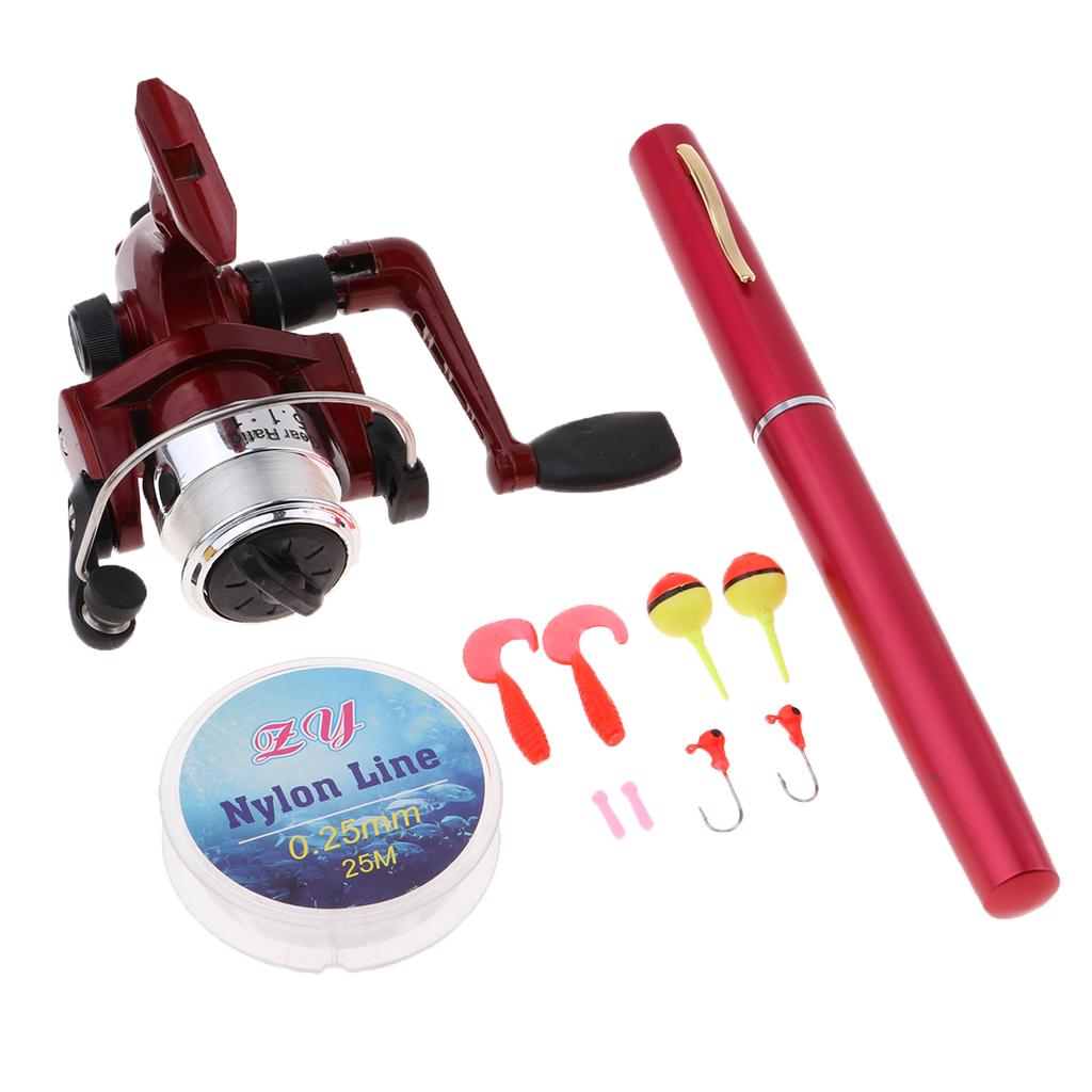 Fishing Rod Spinning - Joran Pancing Mini Portabel Saku, Tongkat