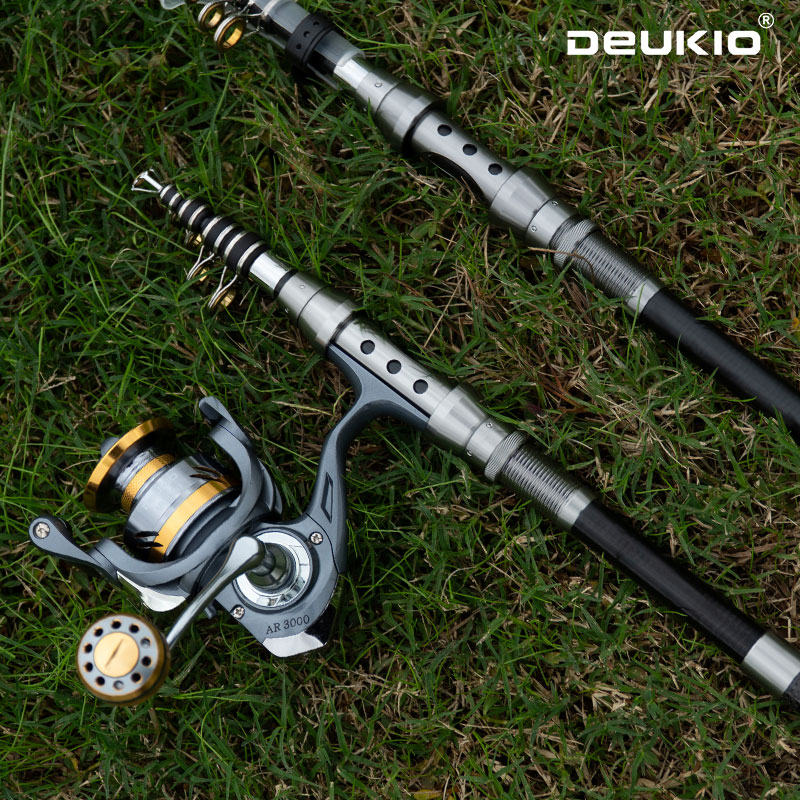Fishing Rod Spinning - DEUKIO Joran dan Reel Pancing Combo