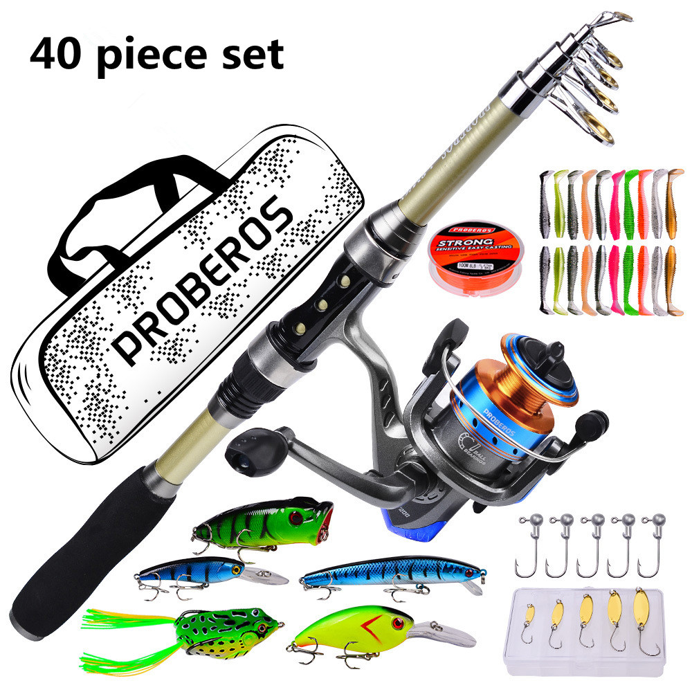 40 Buah Set Joran Pancing Laut - Fishing Rod Fly ulasan dan harga