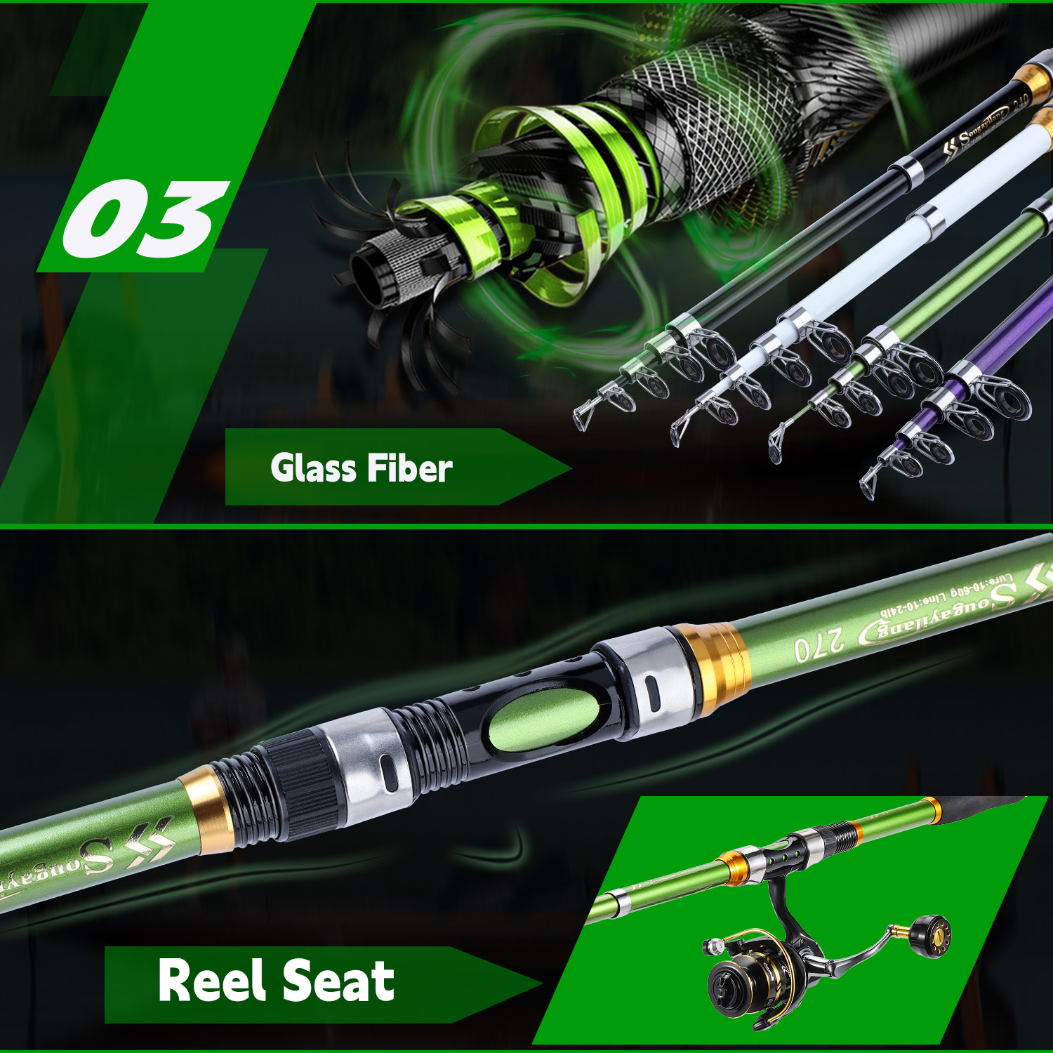 Set Joran dan Gulungan Pancing - Fishing Rod Spinning ulasan dan harga