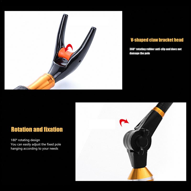 Pemegang joran pancing 360 der - Fishing Rod Casting ulasan dan harga