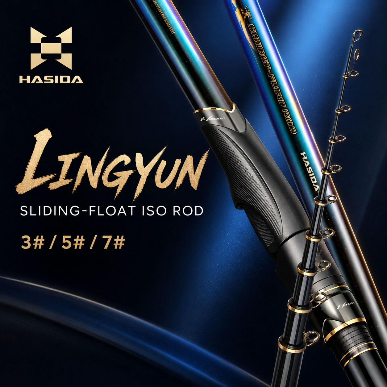 Joran Pancing HASIDA Ling Yun  - Kastking Reel Zephyr ulasan dan harga