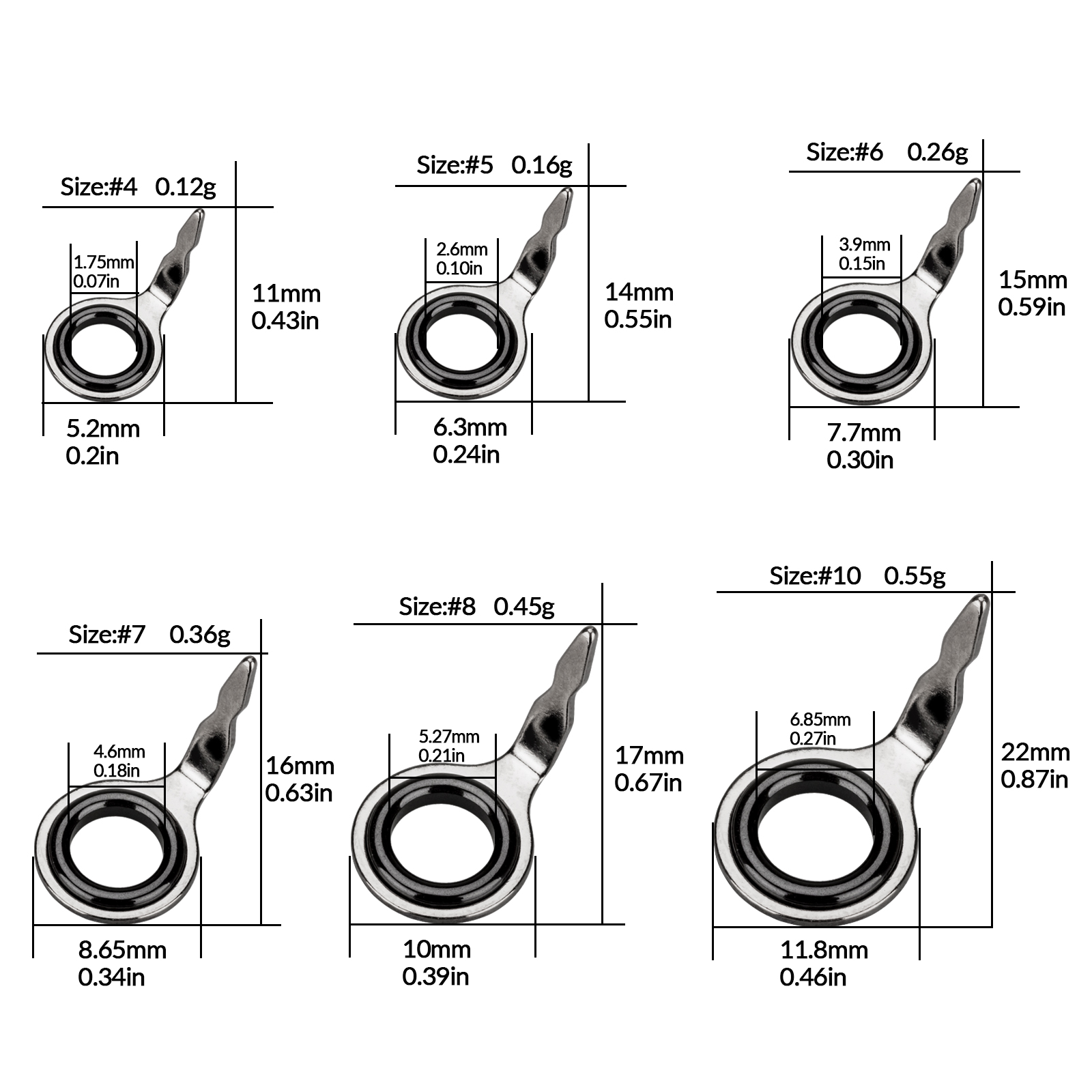 THKFISH joran pancing panduan, - Fishing Rod Guide Replacement ulasan dan harga