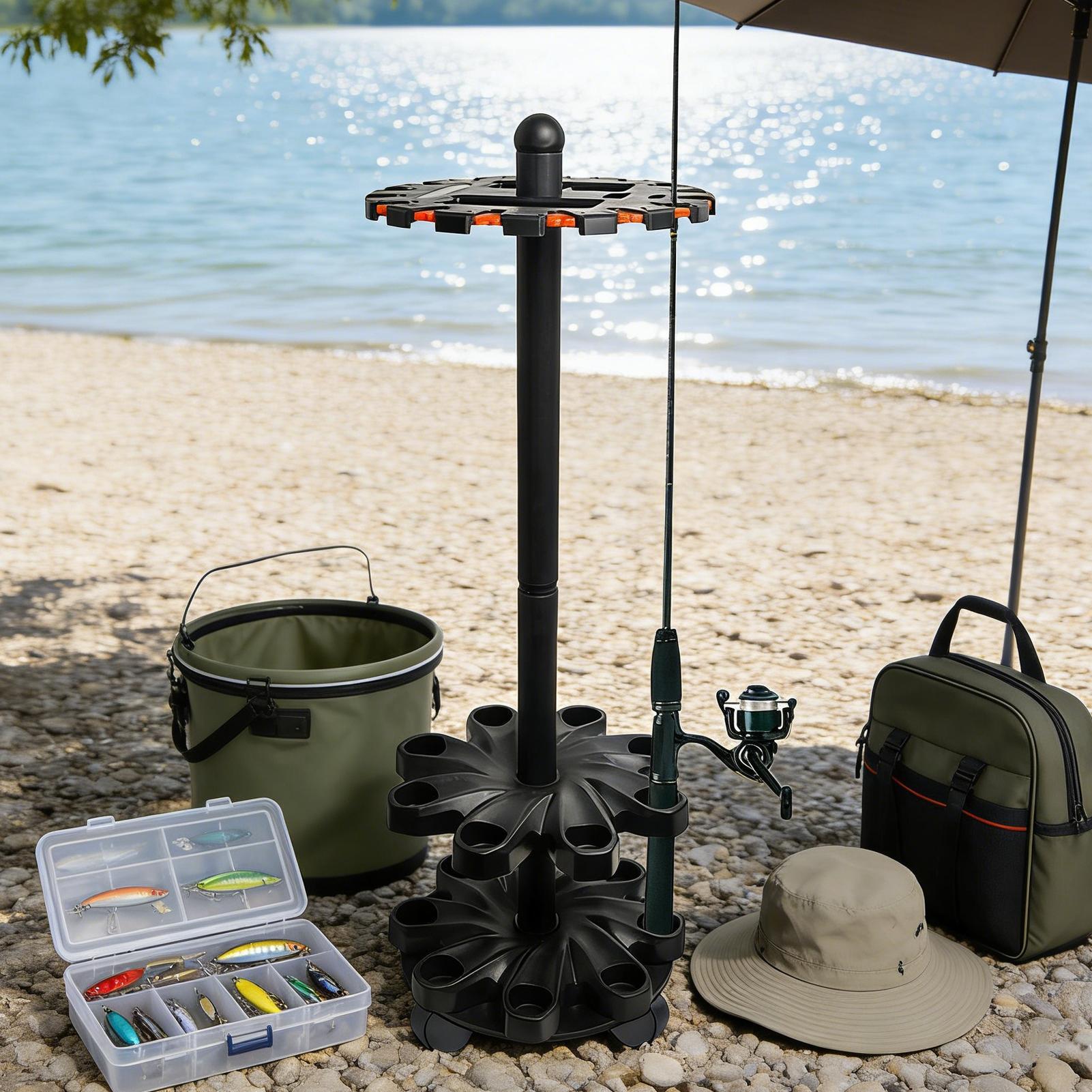 Rak Joran Pancing, Penyangga V - Fishing Rod Rack ulasan dan harga