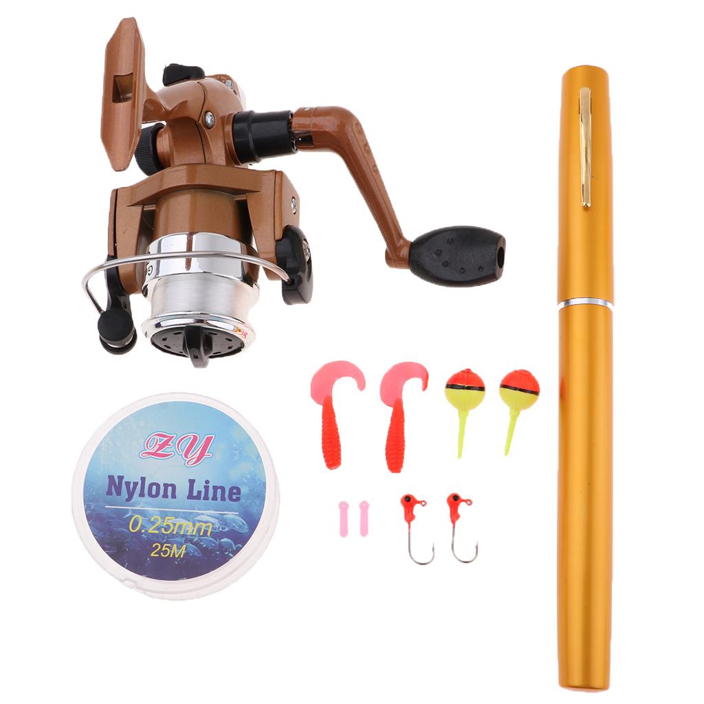 Joran Pancing Mini Portabel Sa - Fishing Rod Spinning ulasan dan harga