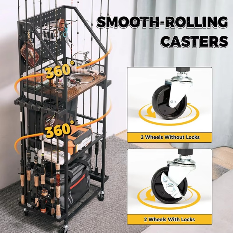 Rak Penyimpanan Peralatan Mema - Fishing Rod Rack ulasan dan harga