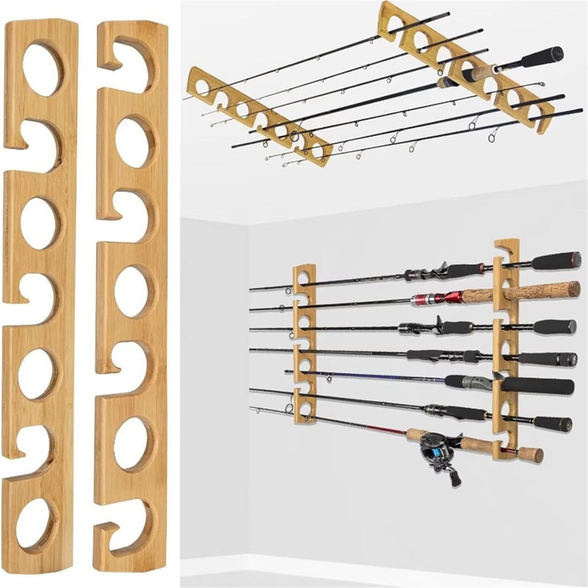 Rak Penyimpanan Joran Pancing  - Fishing Rod Rack ulasan dan harga