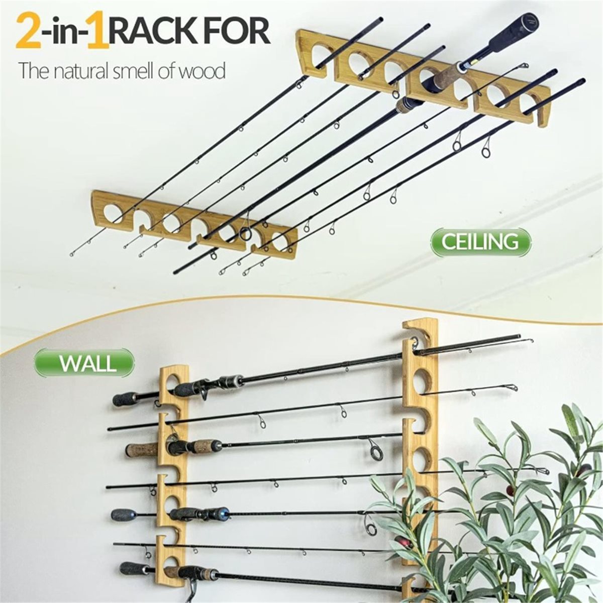 Rak Penyimpanan Joran Pancing  - Fishing Rod Rack ulasan dan harga